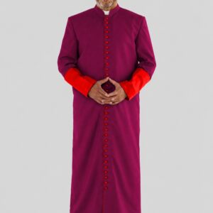 Protonotary Apostolic Cassock with Honor Trim and Satin Accents