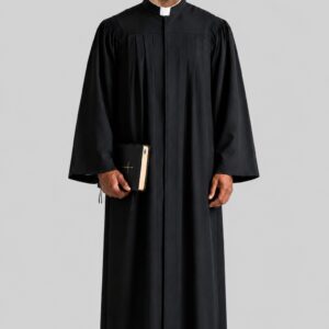 Emmanuel Black Geneva Pulpit Robe for Men