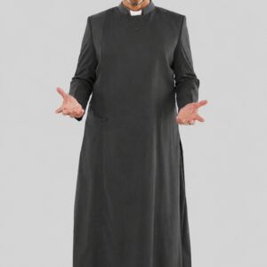 Formal Black Anglican Cassock for Male Priests