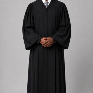GraceLine Black Pulpit Robe for Pastors