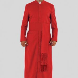 Luxurious Red Clergy Robe for Spiritual Celebrations
