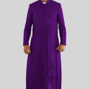 Majesty Purple Priest Cassock for Men Chic Style with a Superior Finish