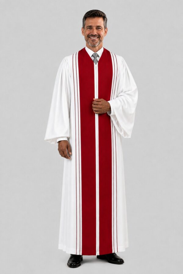 Redemption White Pulpit Robe Redemption White Pulpit Robe