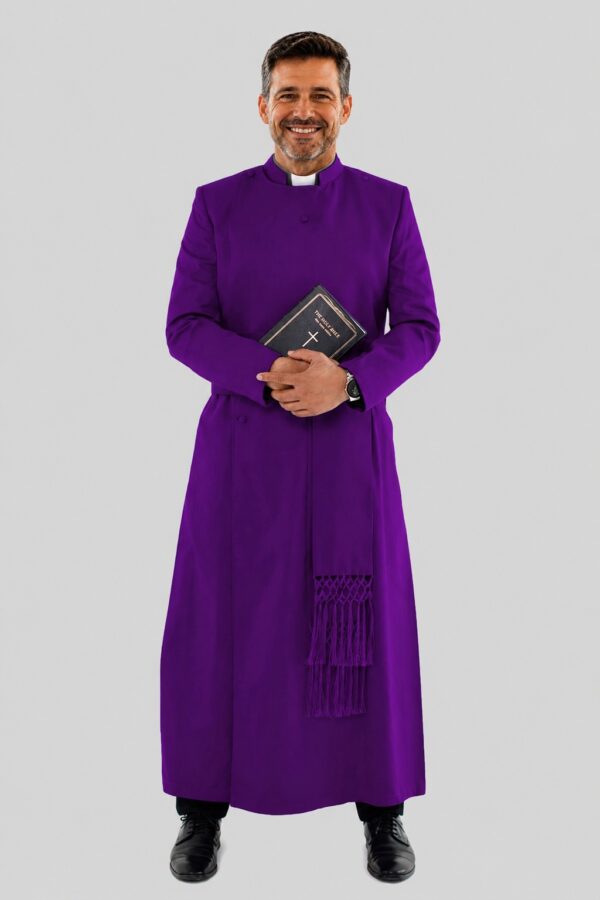 Roman Purple Anglican Cassock for Traditional Services
