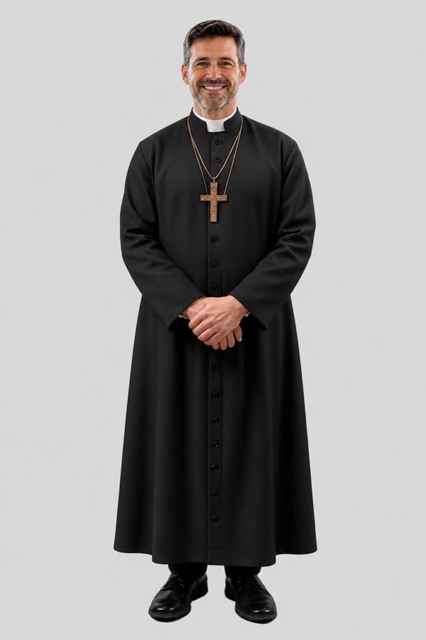 Tailored Men’s Clergy Robe Fit for Formal Ministry
